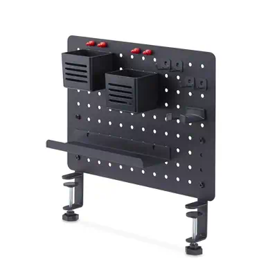 Panneau Perforé à Pinces avec Accessoires, 42 x 32cm, Panneau Perforé en Acier, Organisateur de Rang - StarTech - Accessoire Divers - visuel 1