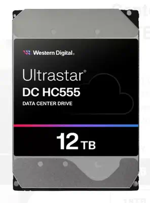 Western Digital Ultrastar 0B48720 disque dur 12 To 512 Mo 3.5" SATA - Disque dur Interne - visuel 2
