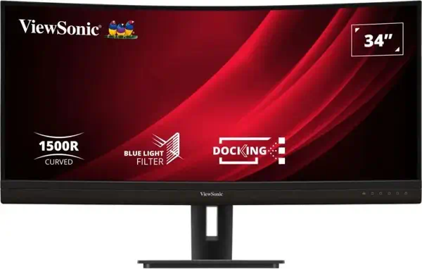 Viewsonic VG3456C écran plat de PC 86,4 cm (34") 3440 x 1440 pixels UltraWide Quad HD LED Noir - Ecran Ordinateur - visuel 1