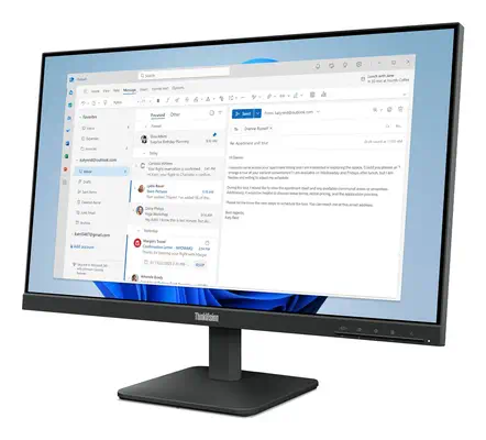Lenovo ThinkVision S24-4e Moniteur - Ecran Ordinateur - visuel 2