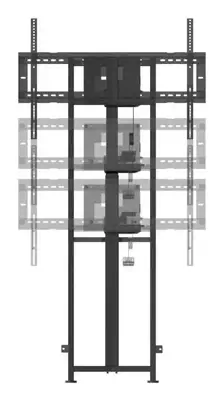 Viewsonic VB-STND-104 montage des affichages de messages 2,18 m (86") Noir - Accessoire ENI, TBI et VPI - visuel 2
