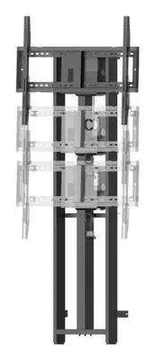 Viewsonic VB-STND-104 montage des affichages de messages 2,18 m (86") Noir - Accessoire ENI, TBI et VPI - visuel 5