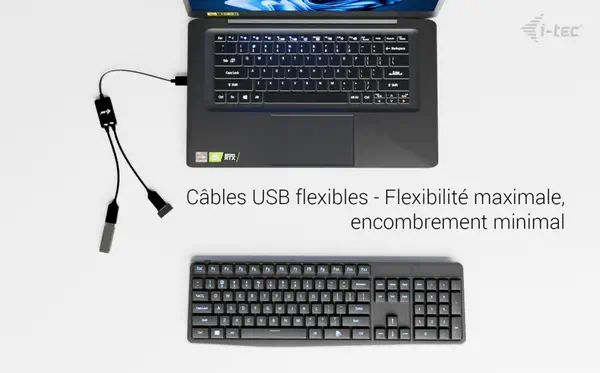 i-tec USB-A Cable HUB 2 port (2x USB-A) - I-Tec - Switchs et Hubs - visuel 9