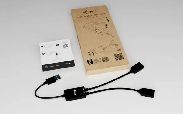 i-tec USB-A Cable HUB 2 port (2x USB-A) - I-Tec - Switchs et Hubs - visuel 2