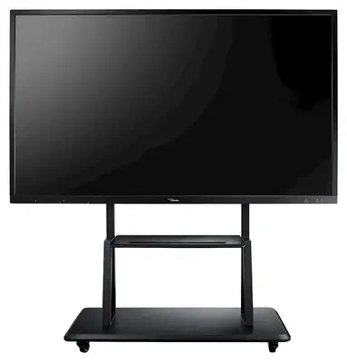 Optoma ST05 support d'écran plat pour bureau 2,18 m (86") Sol Noir - Support Fixe & Mobile - visuel 3