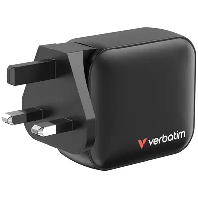 Verbatim GaN Charger 100W Universel Noir Secteur Charge rapide Intérieure - Station d'accueil pour portable - visuel 6