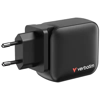 Verbatim GaN Charger 100W Universel Noir Secteur Charge rapide Intérieure - Station d'accueil pour portable - visuel 7