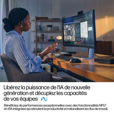 EliteDesk 8 Mini G1a Desktop Next Gen AI PC Wolf Pro Security Edition - HP - Unité Centrale - visuel 10
