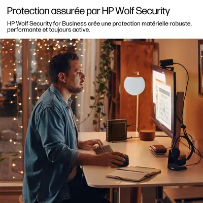 EliteDesk 8 Mini G1a Desktop Next Gen AI PC Wolf Pro Security Edition - HP - Unité Centrale - visuel 9