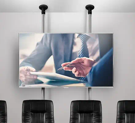 B-Tech BT9903 3,05 m (120") Noir - Support Fixe & Mobile - visuel 4