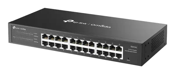 TP-Link Omada ES224G commutateur réseau Géré L2 Gigabit Ethernet (10/100/1000) Noir - Switchs et Hubs - visuel 3