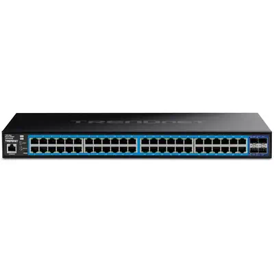 Trendnet TEG-3524S commutateur réseau Géré Gigabit Ethernet (10/100/1000) Noir - Switchs et Hubs - visuel 2