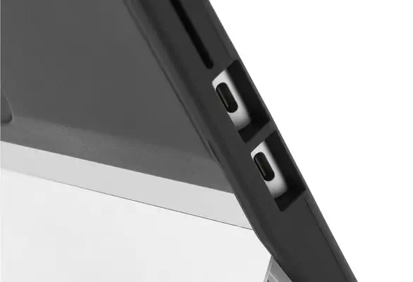 Kensington BlackBelt 33 cm (13") Housse Noir, Blanc - Etui et Housse - visuel 4