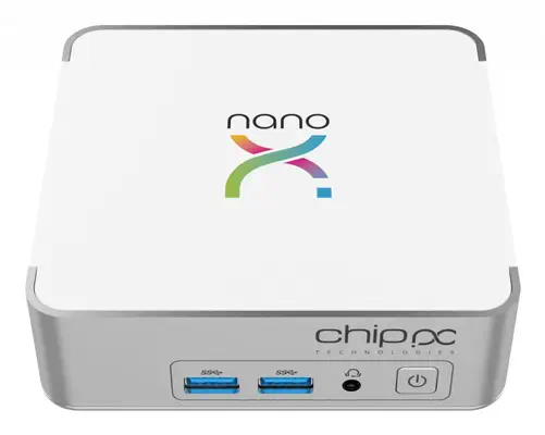 Chip PC CUBEX Nano Intel® Core™ i3 i3-1215U DDR4-SDRAM Mini PC Argent - Barebone - visuel 3