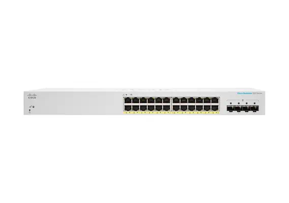 Cisco CBS220-24P-4G Géré L2 Gigabit Ethernet (10/100/1000) Connexion Ethernet, supportant l'alimenta - Switchs et Hubs - visuel 2