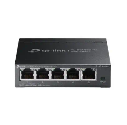 TP-Link TL-SG105S-M2 commutateur réseau Géré 2.5G Ethernet (100/1000/2500) Noir - Switchs et Hubs - visuel 1