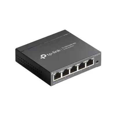 TP-Link TL-SG105S-M2 commutateur réseau Géré 2.5G Ethernet (100/1000/2500) Noir - Switchs et Hubs - visuel 4