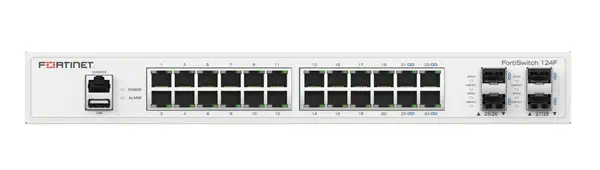 Fortinet FS-124F commutateur réseau Géré L2 Gigabit Ethernet (10/100/1000) 1U Blanc - Switchs et Hubs - visuel 1