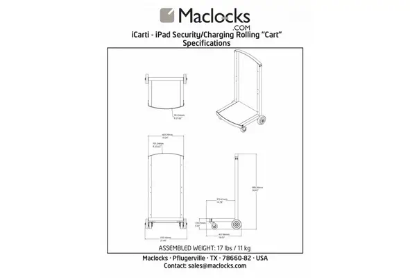 Compulocks CartiPad Solo Module de charge et de gestion Blanc - Accessoires Tablette - visuel 7