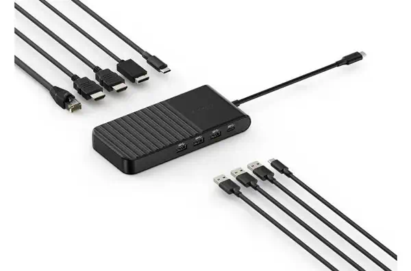 Kensington UH1500P Avec fil USB 3.2 Gen 2 (3.1 Gen 2) Type-C Noir - Station d'accueil pour portable - visuel 6