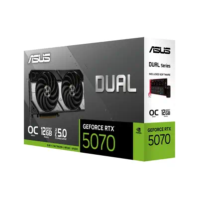 ASUS Dual -RTX5070-O12G NVIDIA GeForce RTX 5070 12 Go GDDR7 - Asus - Carte graphique - visuel 7