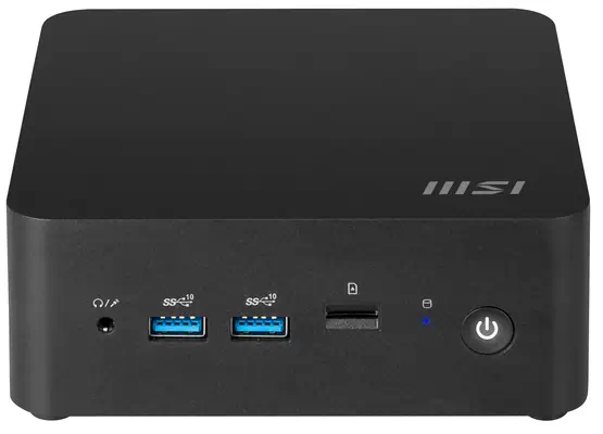 MSI Cubi NUC 1MG-002EU Intel Core 5 120U 8 Go DDR5-SDRAM 512 Go SSD Windows 11 Pro Mini PC Noir - Barebone - visuel 9