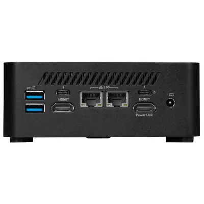 MSI Cubi NUC 1MG-002EU Intel Core 5 120U 8 Go DDR5-SDRAM 512 Go SSD Windows 11 Pro Mini PC Noir - Barebone - visuel 3