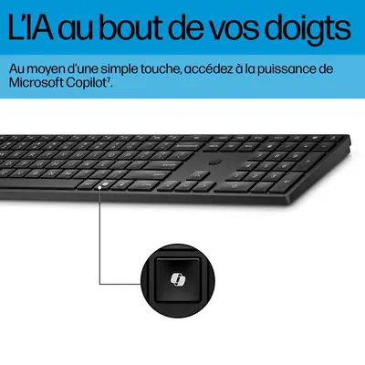 Ensemble clavier et souris sans fil HP 655 - Pack Clavier, souris - visuel 8