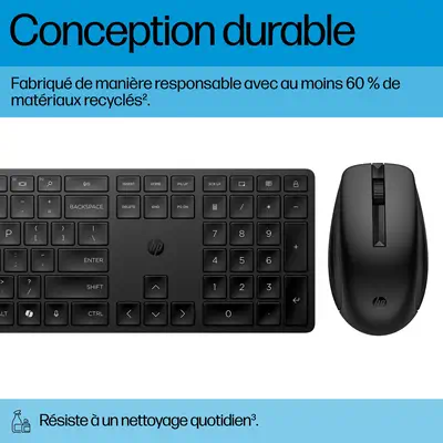 Ensemble clavier et souris sans fil HP 655 - Pack Clavier, souris - visuel 5