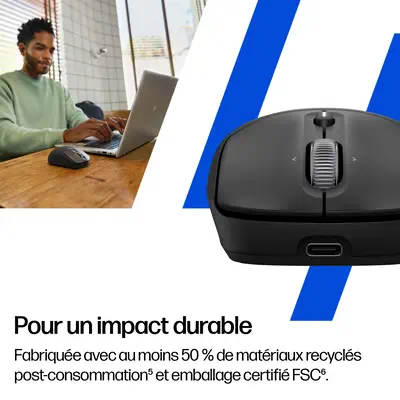 HP 705 Rechargeable Wireless Mouse EMEA souris - Souris - visuel 5