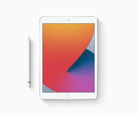 iPad 8 10.2" 32Go - Argent WiFi + Coque - Grade Reconditionné en France Bon état - Apple - Tablette reconditionnée - visuel 2
