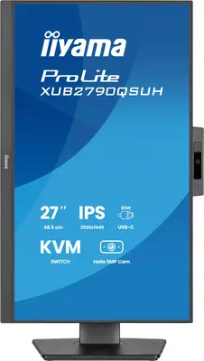iiyama ProLite XUB2790QSUH-B2 écran plat de PC 68,6 cm (27") 2560 x 1440 pixels Wide Quad HD LED Noi - Ecran Ordinateur - visuel 3