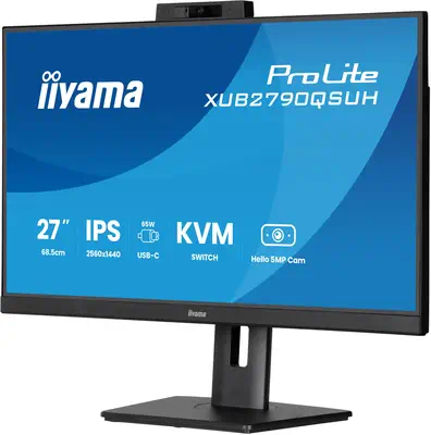 iiyama ProLite XUB2790QSUH-B2 écran plat de PC 68,6 cm (27") 2560 x 1440 pixels Wide Quad HD LED Noi - Ecran Ordinateur - visuel 4