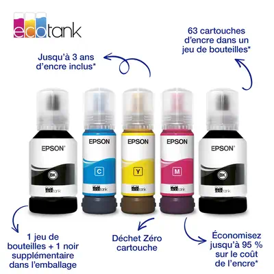 Epson EcoTank ET-3950 Jet d'encre A4 4800 x 1200 DPI 35 ppm Wifi - Multifonctions Jet d'encre - visuel 3