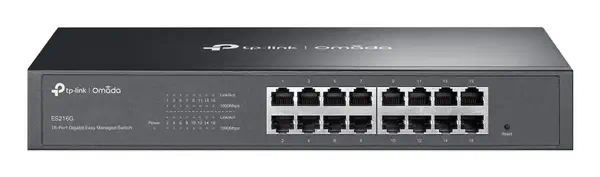 TP-Link Omada ES216G commutateur réseau Géré L2 Gigabit Ethernet (10/100/1000) Noir - Switchs et Hubs - visuel 1
