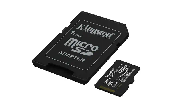 128GB microSDXC Canvas Select Plus Gen3 150MB/s A1 (Adaptateur SD inclus) - Kingston - Carte Mémoire - visuel 2