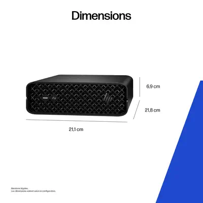 HP Z2 G1i Intel Core Ultra 7 265 16 Go DDR5-SDRAM 1 To SSD NVIDIA RTX A1000 Windows 11 Pro Mini PC S - Station de Travail - visuel 5