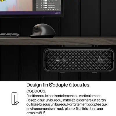 HP Z2 G1i Intel Core Ultra 7 265 16 Go DDR5-SDRAM 1 To SSD NVIDIA RTX A400 Windows 11 Pro Mini PC St - Station de Travail - visuel 9