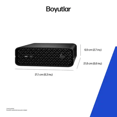 HP Z2 G1i Intel Core Ultra 7 265 16 Go DDR5-SDRAM 1 To SSD NVIDIA RTX A400 Windows 11 Pro Mini PC St - Unité Centrale - visuel 10