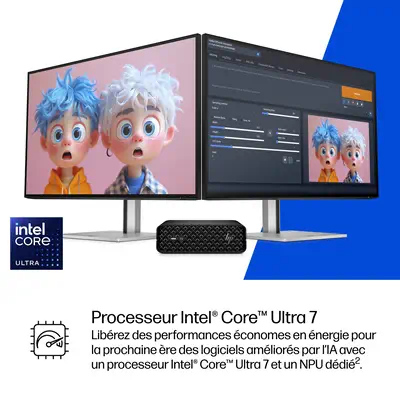 HP Z2 G1i Intel Core Ultra 7 265 16 Go DDR5-SDRAM 1 To SSD NVIDIA RTX A400 Windows 11 Pro Mini PC St - Station de Travail - visuel 10