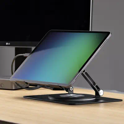 Support Rotatif pour PC Portable, Base Pivotante à 360&deg;, Support Rotatif pour Bureau, Hauteur et - StarTech - Accessoires Tablette - visuel 5