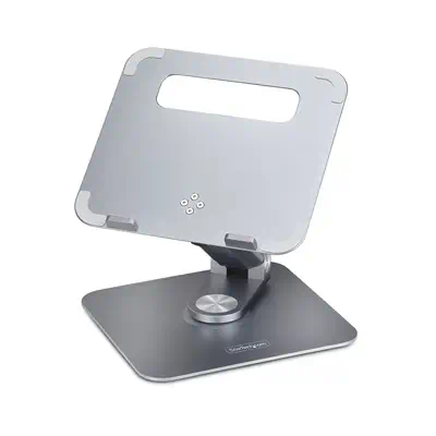 Support Télescopique pour PC Portable, Base Pivotante à 360&deg;, Support Rotatif pour Bureau, Haute - StarTech - Accessoires Tablette - visuel 5