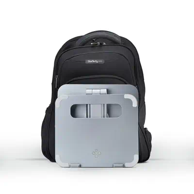 Support Télescopique pour PC Portable, Base Pivotante à 360&deg;, Support Rotatif pour Bureau, Haute - StarTech - Accessoires Tablette - visuel 6