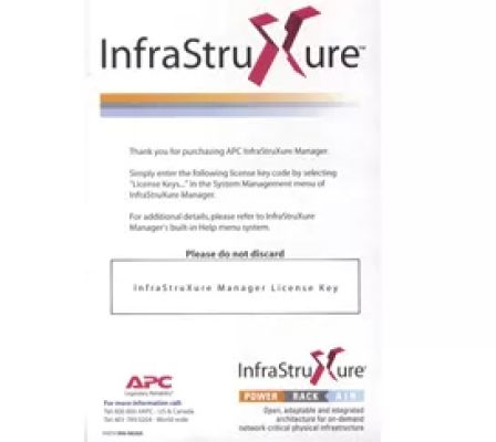 Achat  APC InfraStruXure Manager, 100 Node License Only