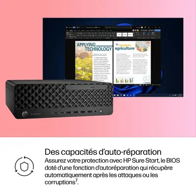 EliteDesk 8 SFF G1i AI Wolf Pro Security Edition - HP - Unité Centrale - visuel 5