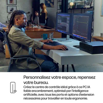 EliteDesk 8 SFF G1i AI Wolf Pro Security Edition - HP - Unité Centrale - visuel 6