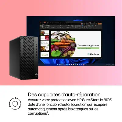 EliteDesk 8 Tower G1i AI Wolf Pro Security Edition - HP - Unité Centrale - visuel 5