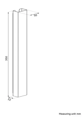Neomounts ADS06-123BL Cache-câble - fixation magnétique - universel - Support Fixe & Mobile - visuel 10