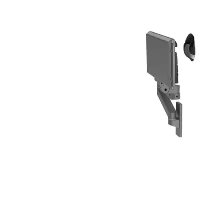 Bras LX Pro pour clavier avec fixation murale (gris foncé) - Ergotron - Accessoire ENI, TBI et VPI - visuel 4