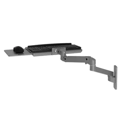 Bras LX Pro pour clavier avec fixation murale (gris foncé) - Ergotron - Accessoire ENI, TBI et VPI - visuel 6